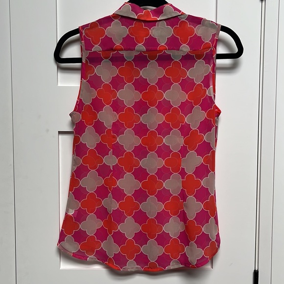 60s Inspired Sheer Blouse [Banana Republic] - Picture 2 of 5